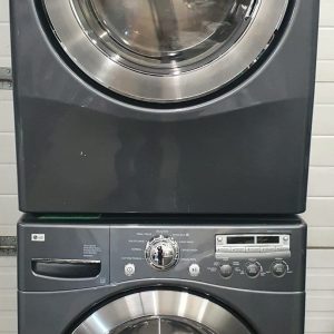 Used LG Set Washer WM2355CG And Electric Dryer DLE5955G (4)