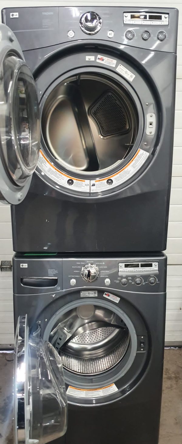 Used LG Set Washer WM2355CG And Electric Dryer  DLE5955G