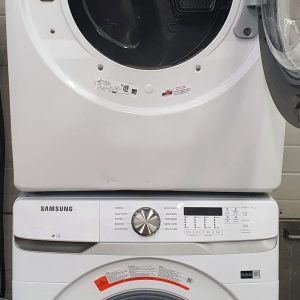 Used Less Than 1 Year Samsung Set Washer WF45T6000AW and Dryer DVE45T6005W (1)