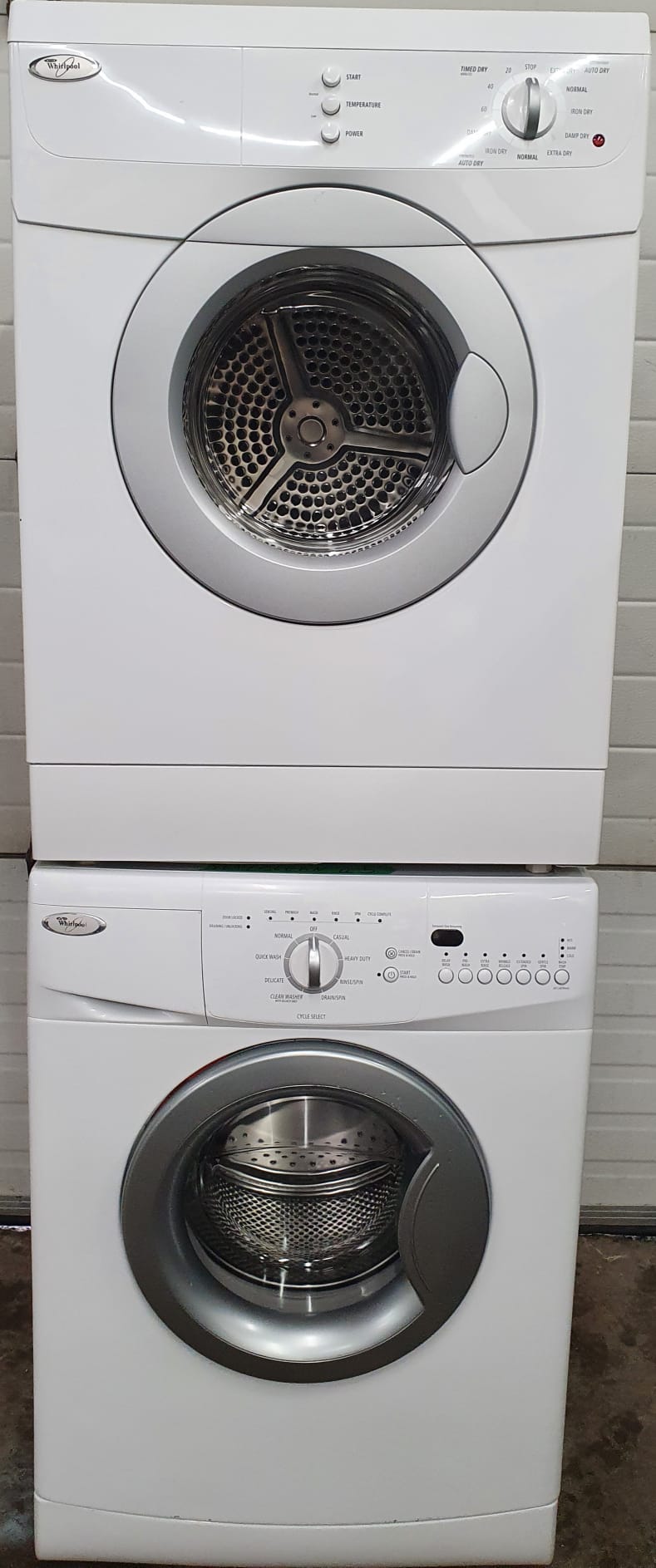 Order Your Used Whirlpool Set Washer WFC7500VW and Dryer YWED7500VW ...