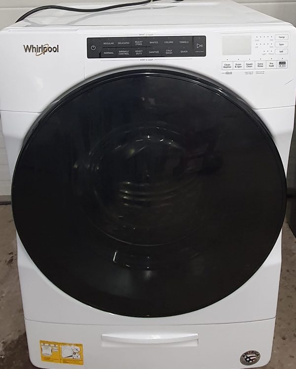 Used Whirlpool set Washer WFW6620HW2 and Dryer YWED5620HW0