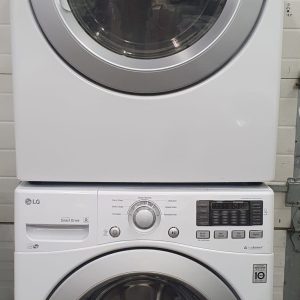 Used LG Set Washer WM3170CW And Dryer DLE3171W