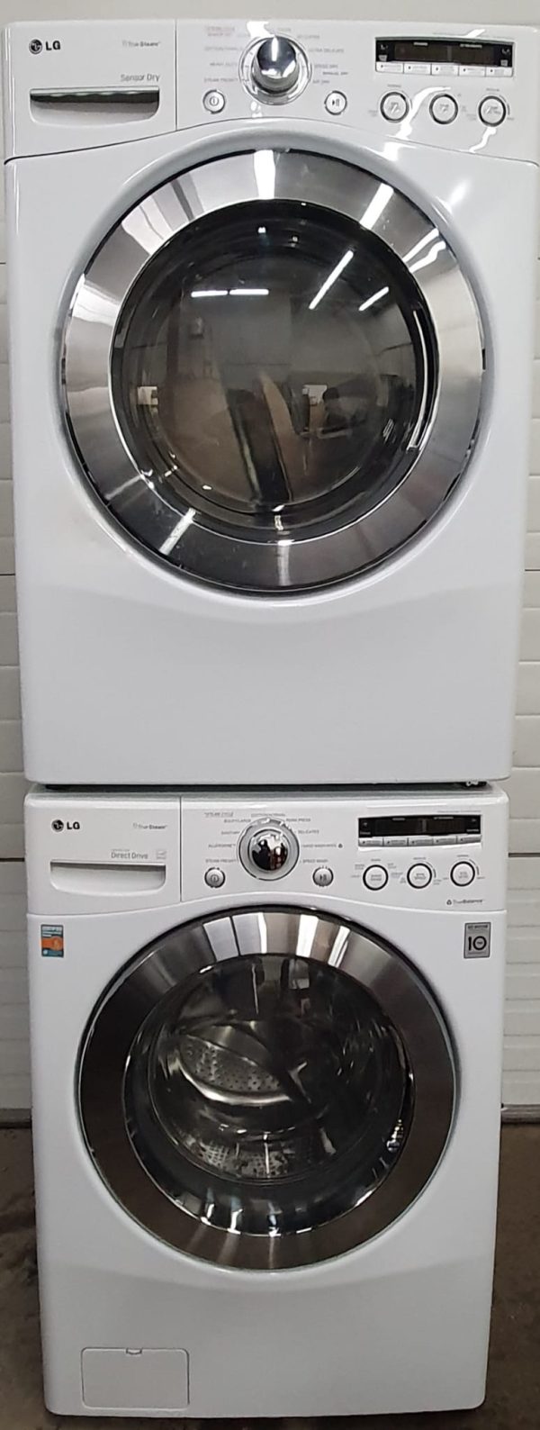 Used LG Set Washer WM2501HWA And Dryer DLEX2501W
