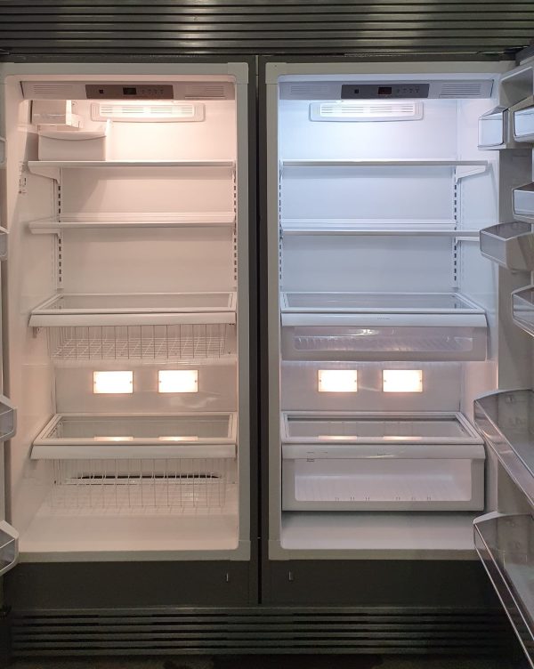 Used Frigidaire Built-In All-Fridge Refrigerator FPRH19D7LF1 and Freezer FPUH19D7LH - WITH TREAM