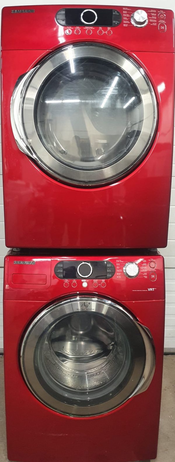 Used Samsung Set Washer WFWF337AAR And Dryer DV337AER