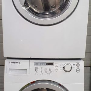 Used Samsung Set Washer WF203ANW And Dryer DV203AEW