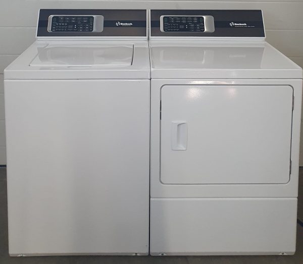 OPEN BOX HUEBSCH COMMERCIAL SET WASHER ZWNE9RSN116CE01 and DRYER ZDEE9RYD178CW01