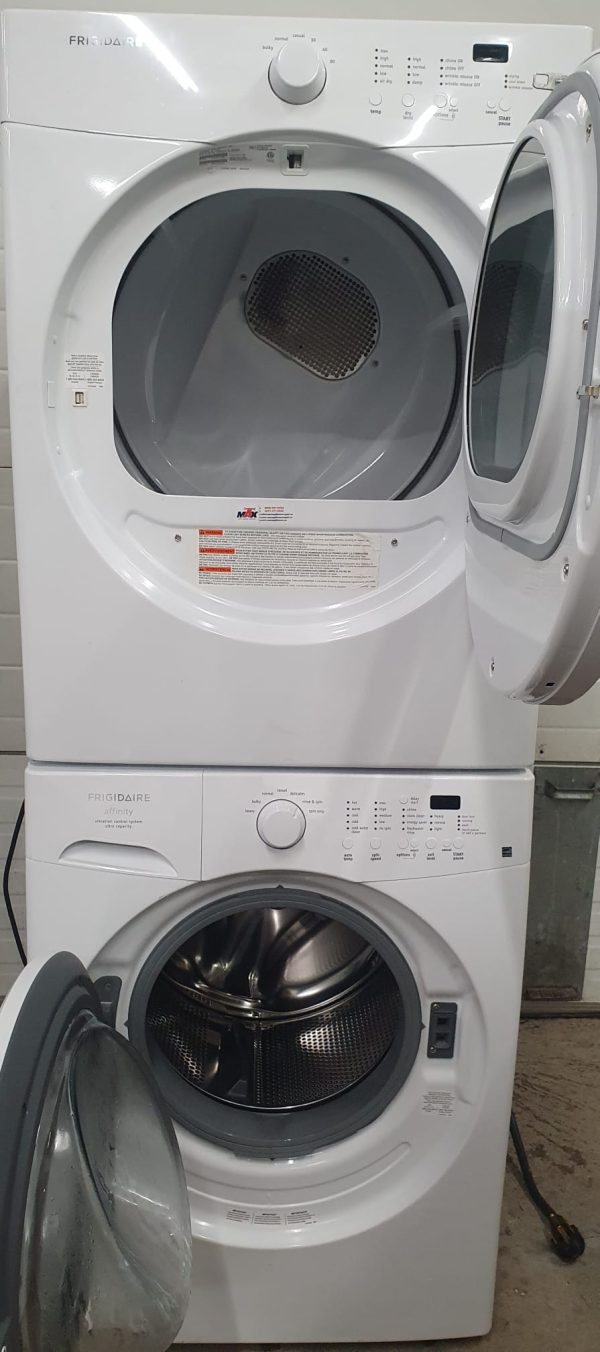 Used FRIGIDAIRE Set Washer FAFW3801L5 and Dryer CFQE5000QW1