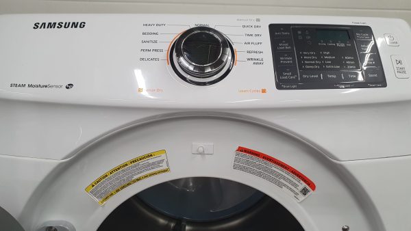 Used Samsung Set Washer WF42H5000AW And Dryer DV45H5200EW