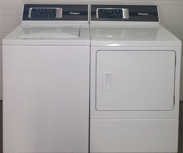 OPEN BOX HUEBSCH COMMERCIAL SET WASHER ZWNE9RSN116CW01 and DRYER ZDEE9RYD177CW01