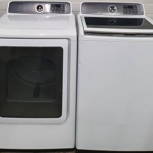 Used Samsung Washer Less Than 1 Year Flex wash One Machine Two Washers In One WV60M9900AV