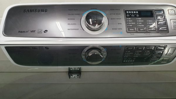 Used Samsung Set Washer WA45H7200AW and Dryer DV45H7200EW