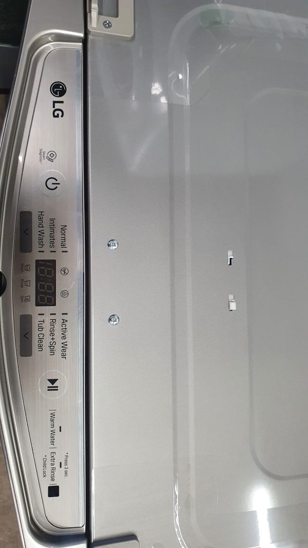 Open box LG Graphite Steel Sidekick™ Pedestal Washer WD200CV