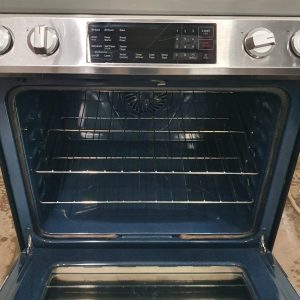 Used Less Than 1 Year Electric Slide In Stove Samsung NE63T8311SSAC (2)