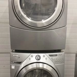 Set Whirlpool Washer WFW9450WL00 And Dryer YWED9450WL1