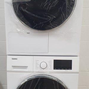 OPEN BOX Galant Apartment Size Washer GLFW22WEA5A And Dryer Ventless GLHD38WE5C