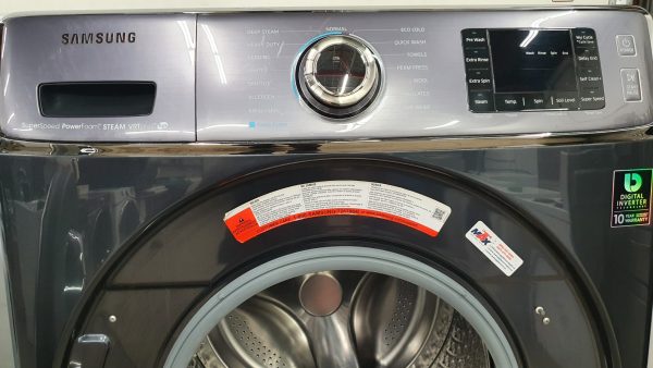 Used  Samsung Washer WF45H9100AG with Pedestal