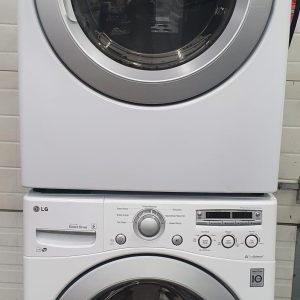 Used LG Set Washer WM3050CW and Dryer DLE3050W