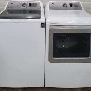 Used Set GE Washer GTW680BMK0WS And Dryer GTD65EBMK1WS