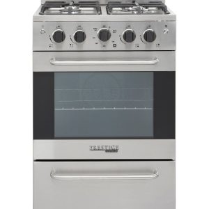 Open Box Unique Prestige UGP-24VOC1SS Freestanding Gas Range with Convection Oven with 1 Year Warrenty