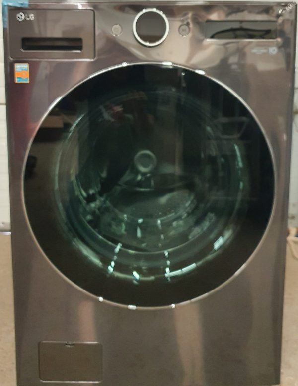 Open Box LG WM6700HBA Front Load Washer With Dents