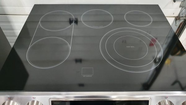 Used Less than 1 Year Samsung NE58K9850WS Electric Stove