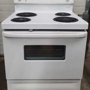 Used GE Electric Stove GRSF3201ZWW
