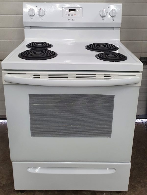 Used Frigidaire Electric Stove FCRC301CAWE